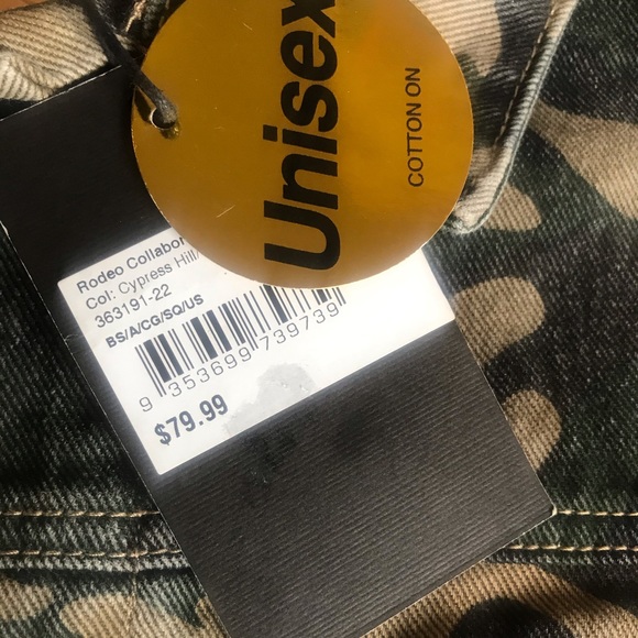 NWT Cotton On Cypress Hill Camo Denim Jacket - Picture 12 of 14